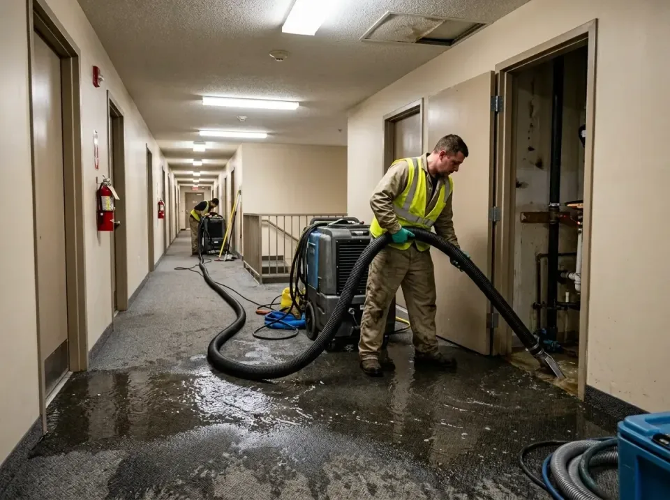 multi-unit-apartment-hallway-f-005 — frequently asked questions, Emergency Burst Pipe Water Extraction & Removal in Dyer, IN